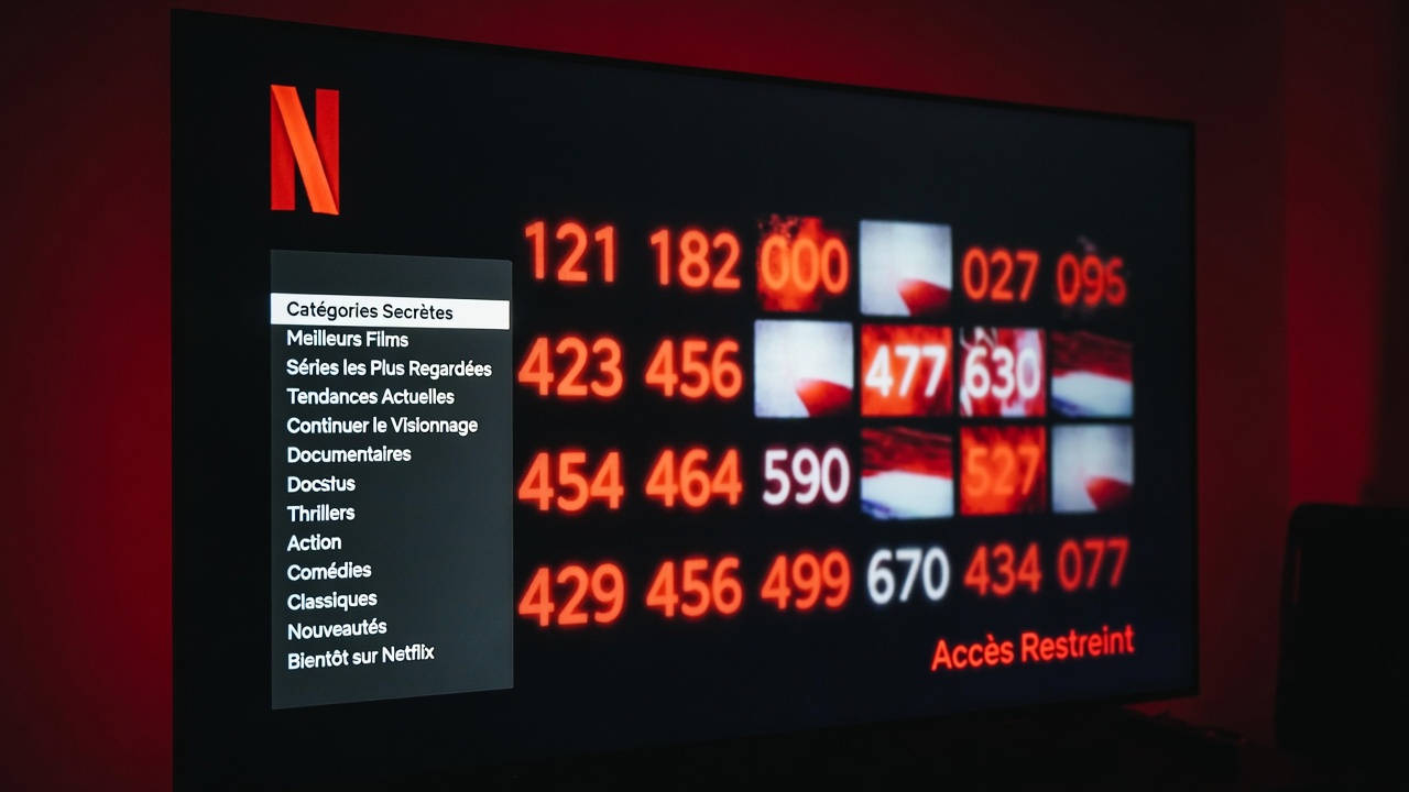 Les codes secrets Netflix pour accéder aux catégories cachées
